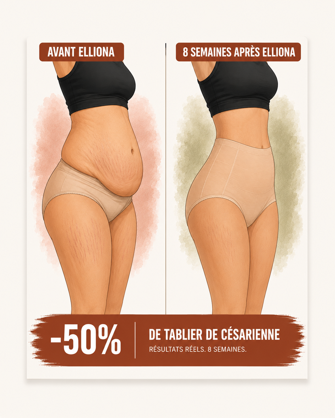 Culotte haute gainante spécial post partum